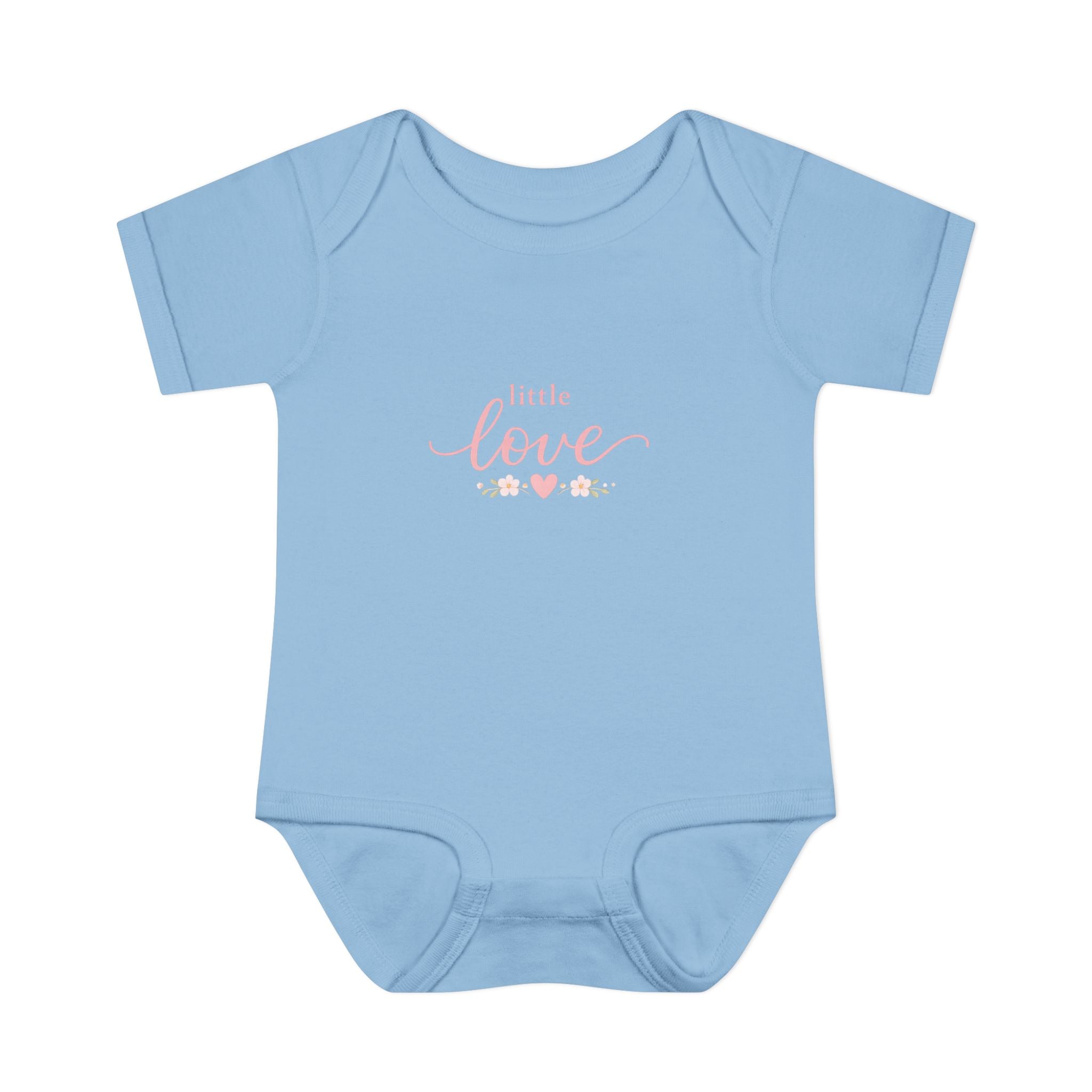 Little Love Infant Bodysuit - Pink Heart Baby Onesie