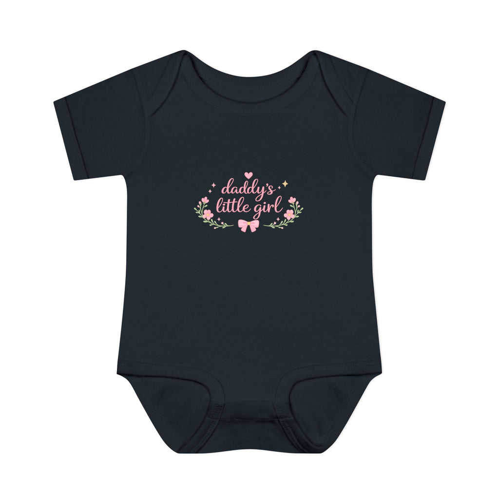 Daddy’s Little Girl Infant Bodysuit – Floral Newborn Baby Onesie