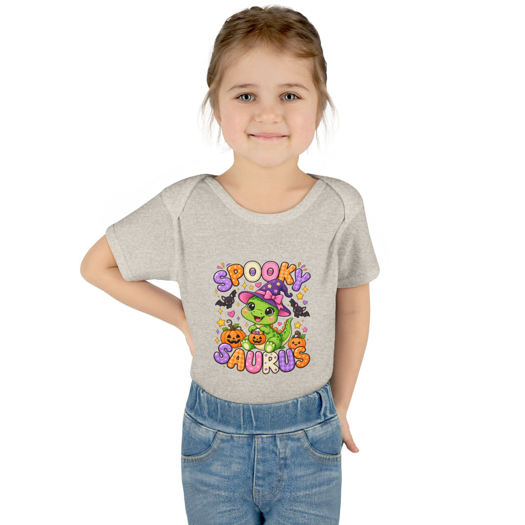 Spooky Saurus Infant Bodysuit — Cute Halloween Dinosaur Baby Onesie