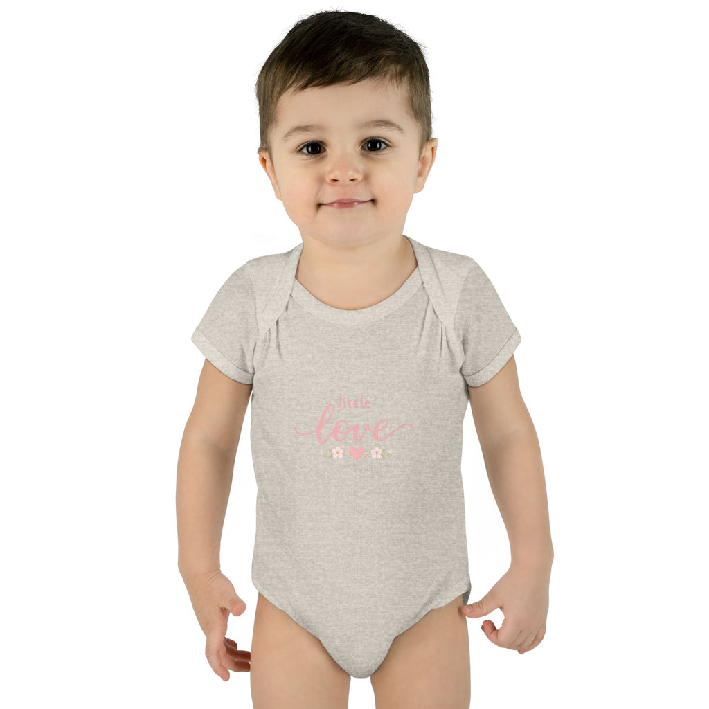 Little Love Infant Bodysuit - Pink Heart Baby Onesie