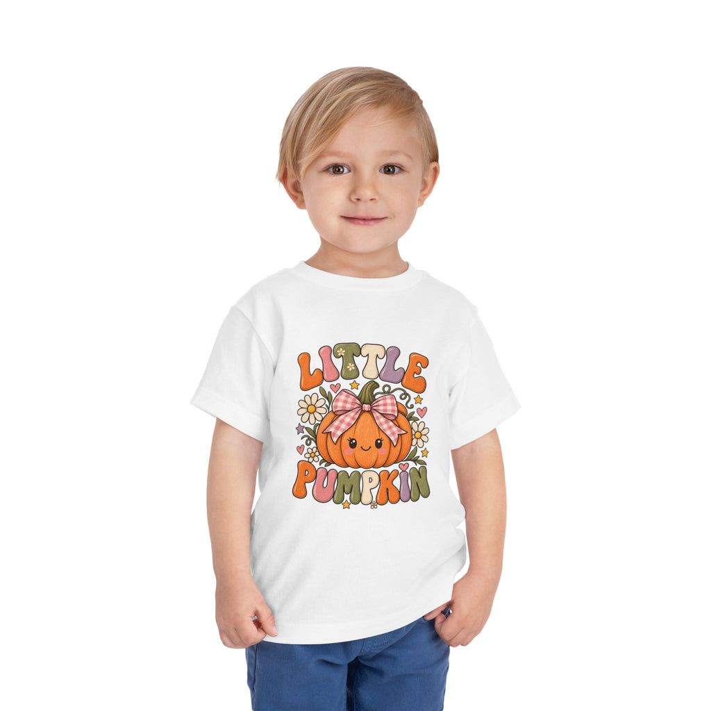 Little Pumpkin Bow Kids Halloween Shirt