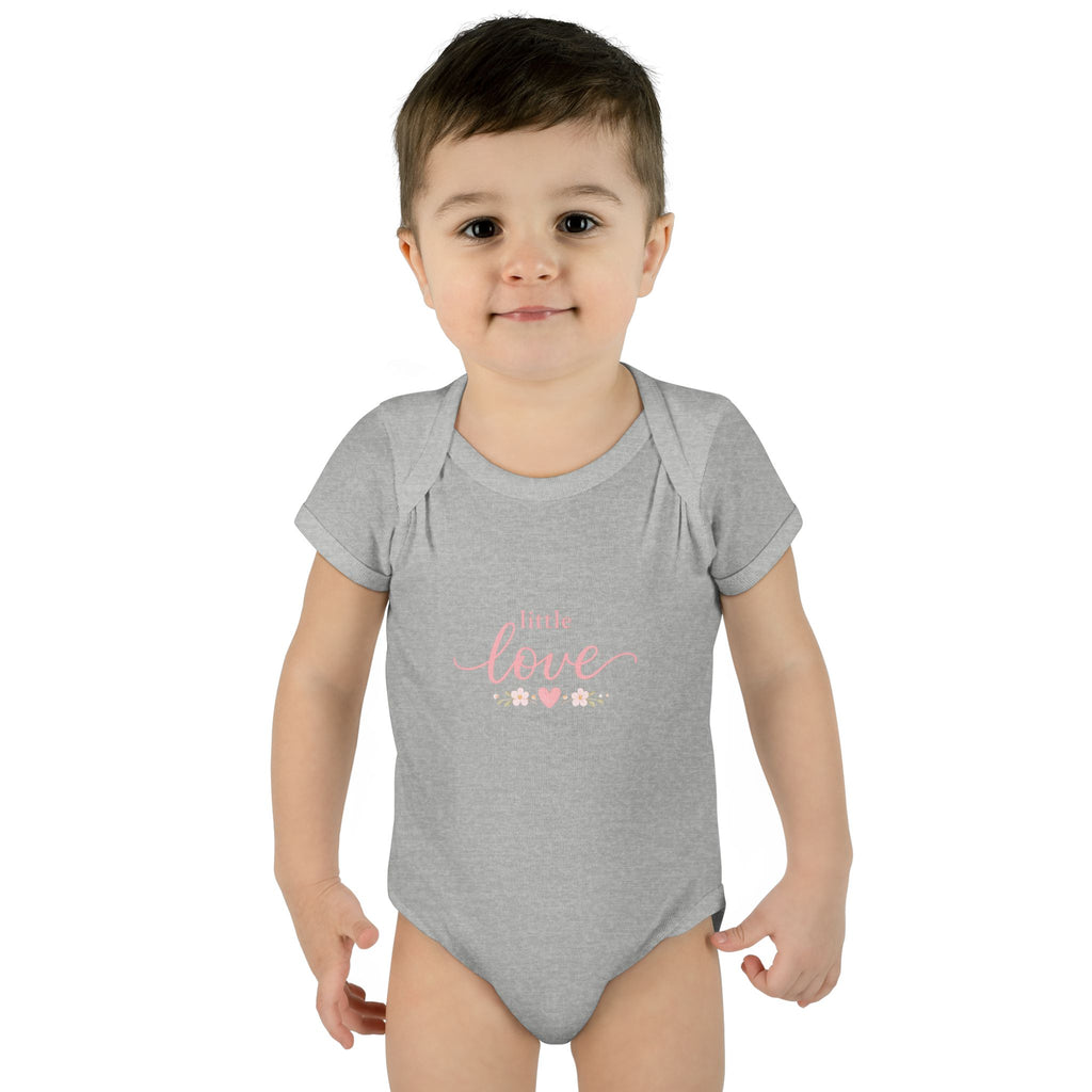 Little Love Infant Bodysuit - Pink Heart Baby Onesie