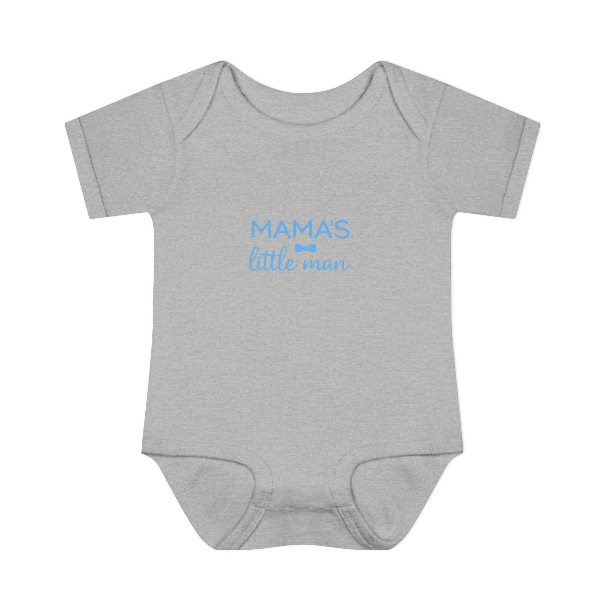 Mama's Little Man Baby Bodysuit — Cute Newborn Onesie for Baby Shower & New Moms