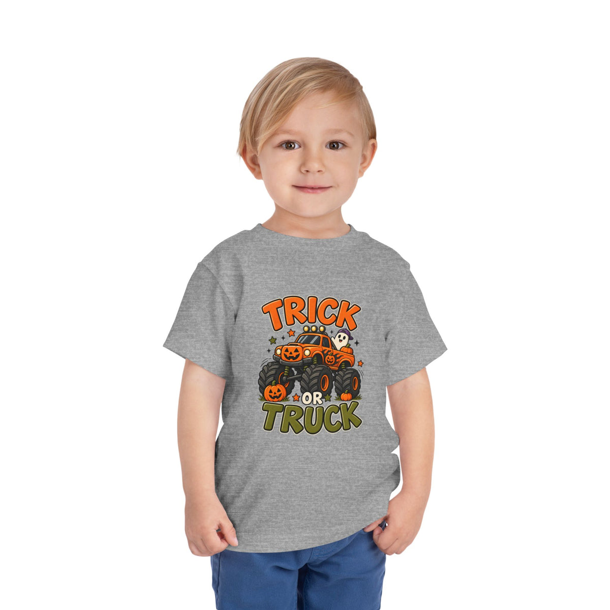 Trick or Truck Halloween Monster Truck Shirt