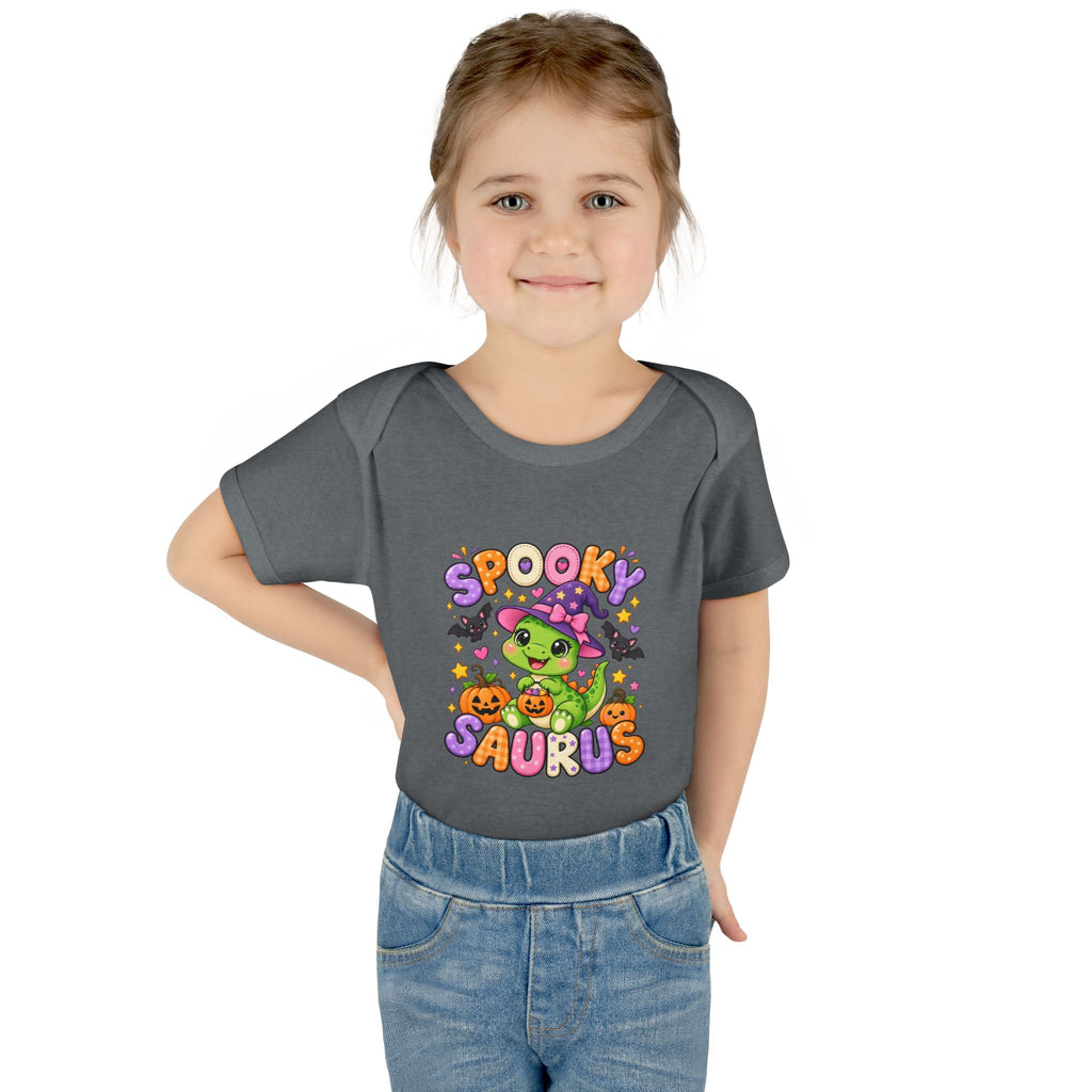 Spooky Saurus Infant Bodysuit — Cute Halloween Dinosaur Baby Onesie
