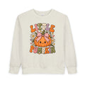 Little Pumpkin Bow Kids Halloween Sweatshirt