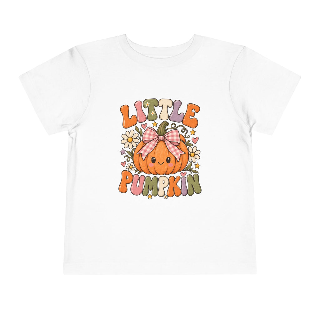 Little Pumpkin Bow Kids Halloween Shirt
