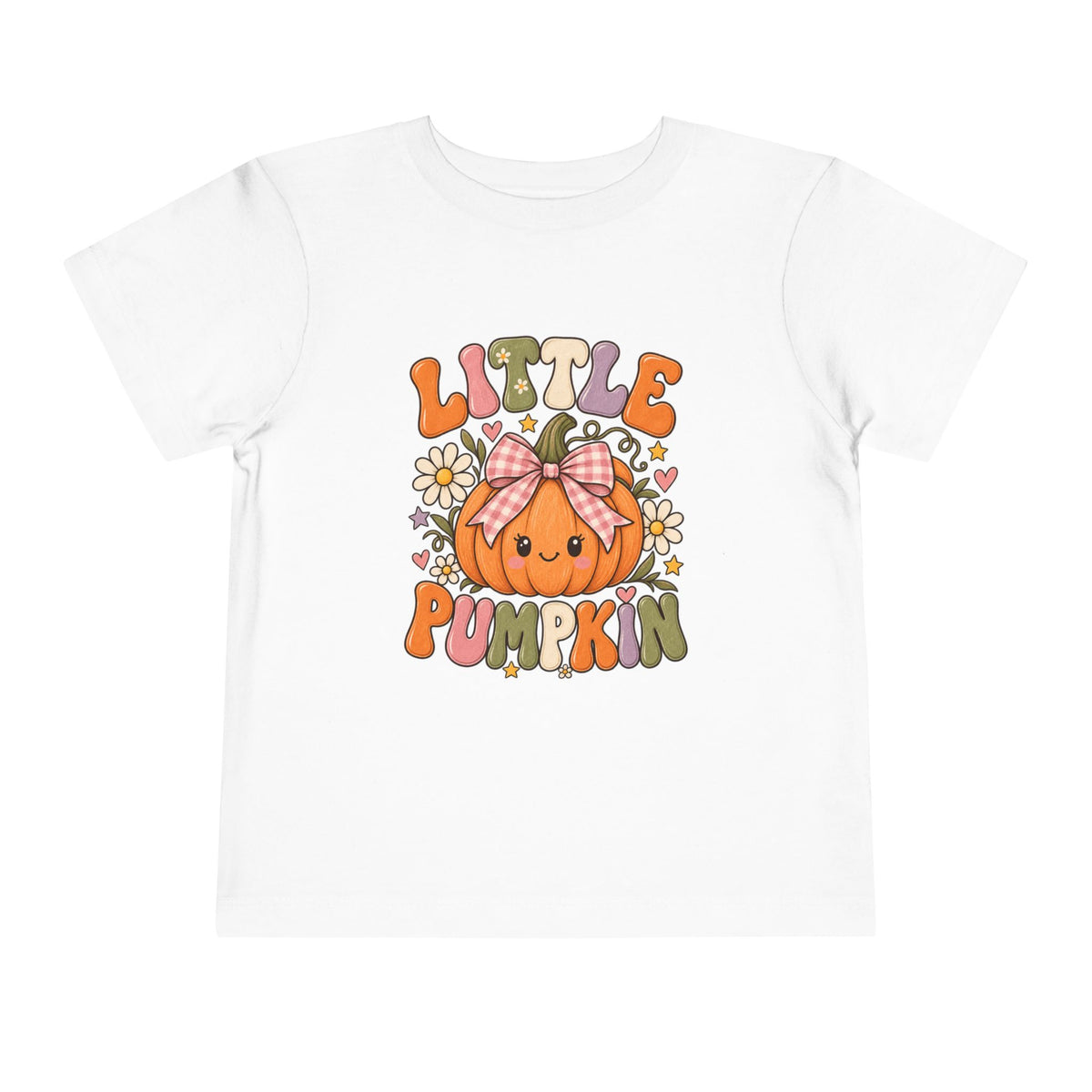 Little Pumpkin Bow Kids Halloween Shirt