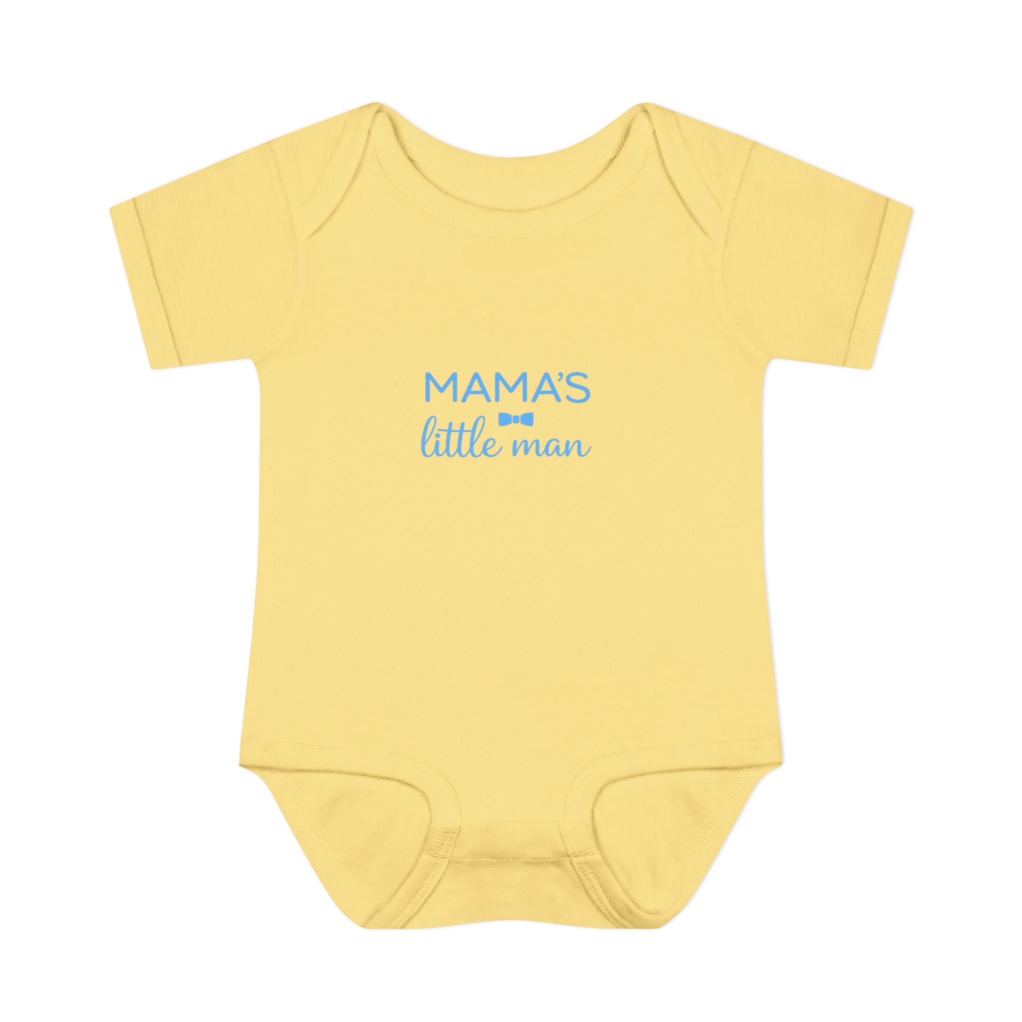 Mama's Little Man Baby Bodysuit — Cute Newborn Onesie for Baby Shower & New Moms