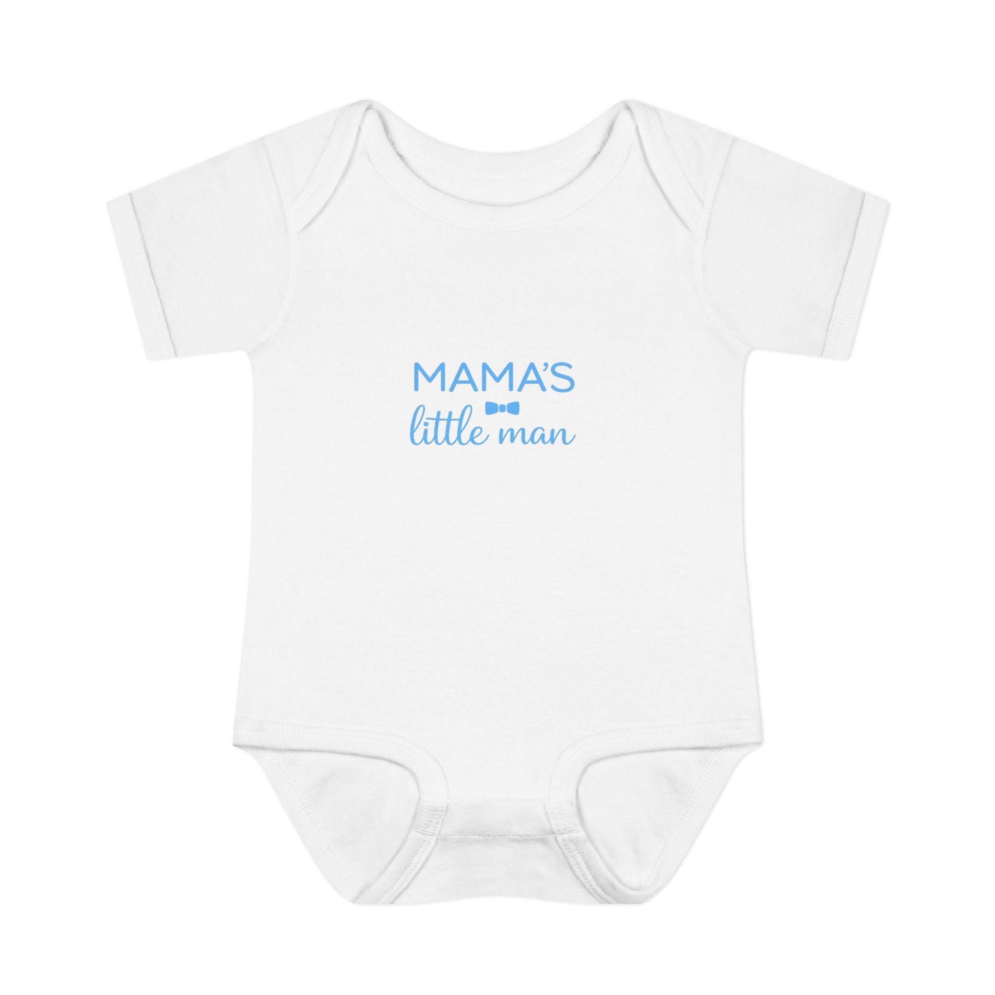 Mama's Little Man Baby Bodysuit — Cute Newborn Onesie for Baby Shower & New Moms
