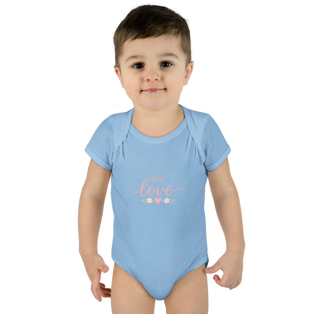 Little Love Infant Bodysuit - Pink Heart Baby Onesie