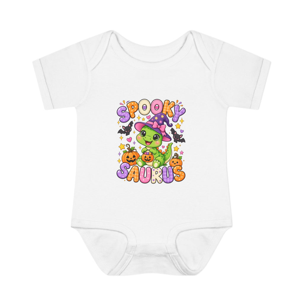 Spooky Saurus Baby Bodysuit — Cute Halloween Dino Infant Onesie