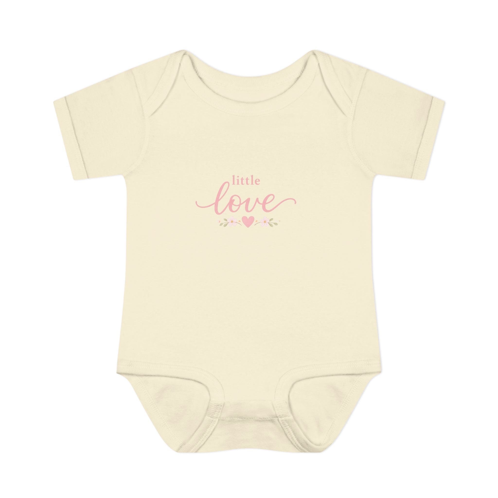 Little Love Infant Bodysuit - Pink Heart Baby Onesie